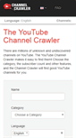 Mobile Screenshot of channelcrawler.com